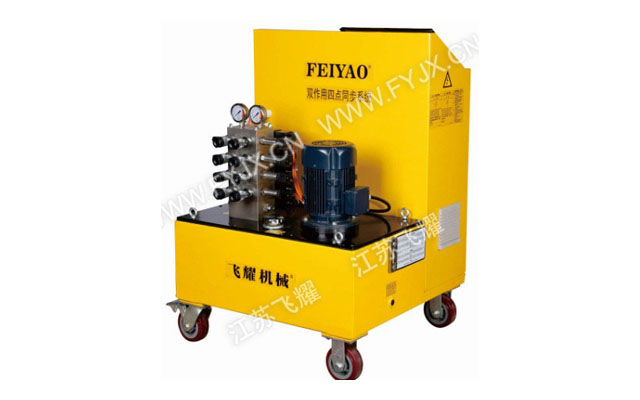 PLC多點(diǎn)同步頂升液壓系統(tǒng)——雙作用脈寬控制