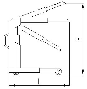 折疊式液壓吊車示意圖